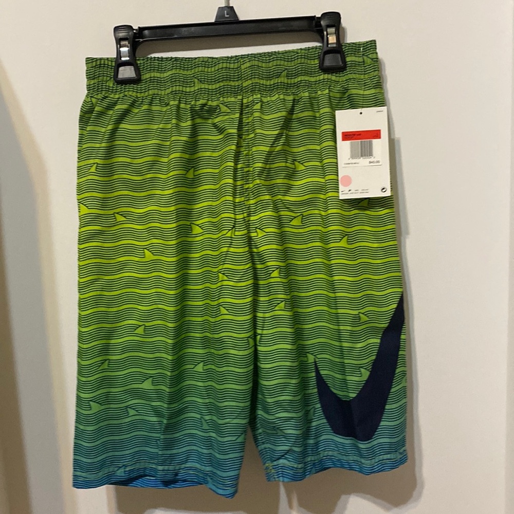 Boys large Nike swim shorts